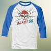 Camiseta Raglan Esqueleto